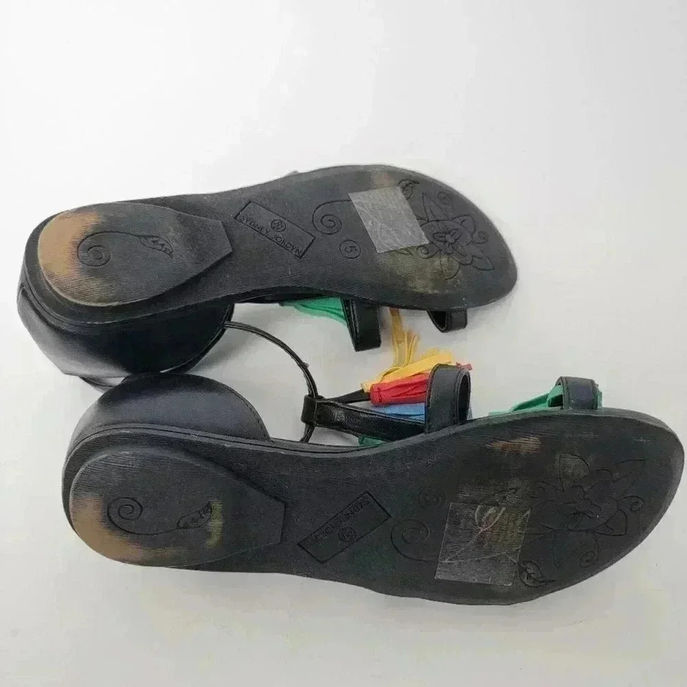 Rainbow Tassle Sandals │ 5 - Picture 4 of 11